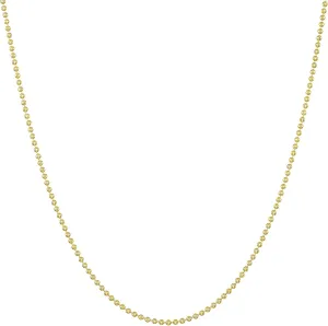 14k Gold Filled Ball Chain 1MM Necklace Gauge 18 Pendant for Jewelry 16-18 - 20-24 - 30 inches