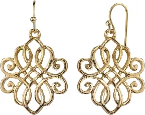 1928 Jewelry Classic Filigree Drop Earrings