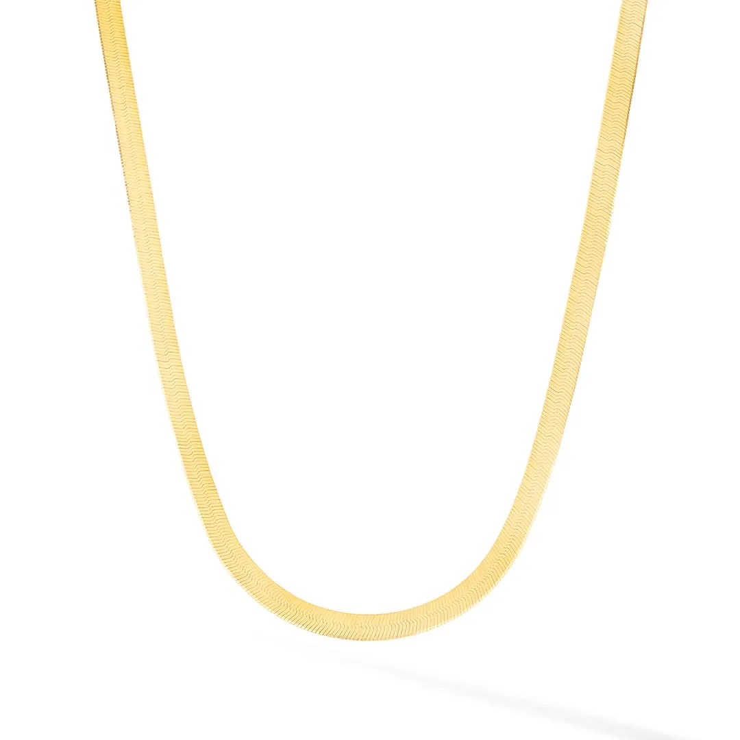 6mm Herringbone Chain Necklace