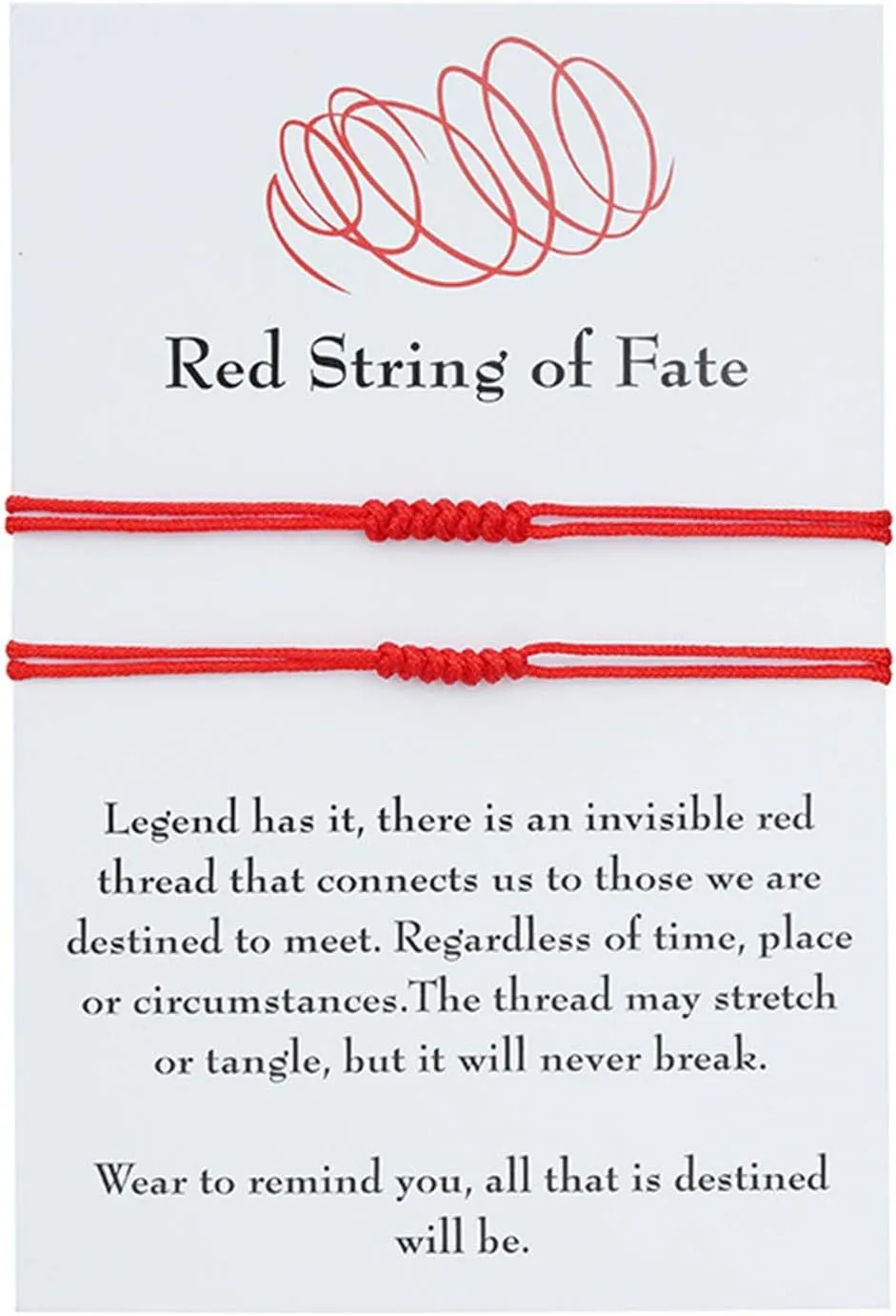 7 Knot Red String of Fate Bracelets Handmade Red Rope Long Distance Matching Bracelet Good Luck Protection Couples Bracelets for Women Friendship Jewelry