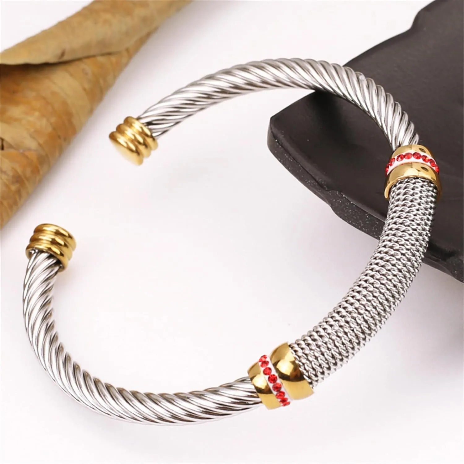 925 Sterling Silver Bracelet for Women Open Bangle Cuff Bracelet for Men Adjustable Chunky Silver Bracelet Unisex Simple Cuff Bracelet Friendship Bracelet Handmade Minimalist Jewelry Gift for Him/her