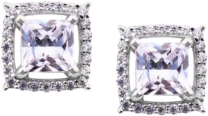 925 Sterling Silver Princess Cut Earrings Jewelry for Women  Dainty Square Studs, Minimalist, Lightweight & Tarnish-Resistant, for Daily Wear & Gift for Special Occasions
