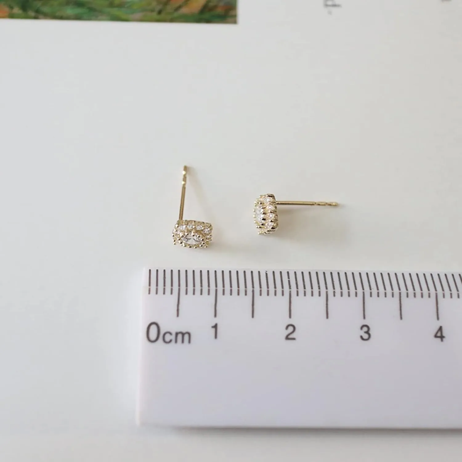 925 Sterling Silver Studs Earrings CZ Bowknot/Moon and Pearl/Halo Stud Earrings Cute Shiny Cubic Zirconia Tiny Ear Studs