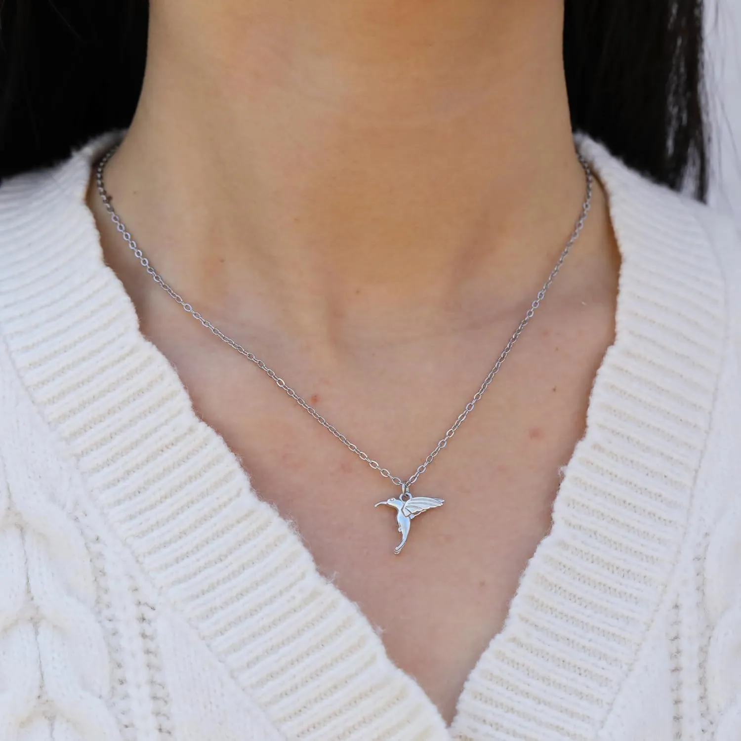 Baydurcan Silver Necklace for Women Evil Eye Ankh Bow Necklace for Friends Sister Birthday Just Because Christmas Gifts