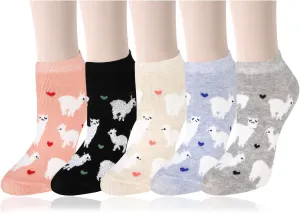 Benefeet Sox Cute Ankle Socks for Women Girls Novelty Patterned Low Cut Cotton Casual Socks Fun Colorful Summer Short Socks