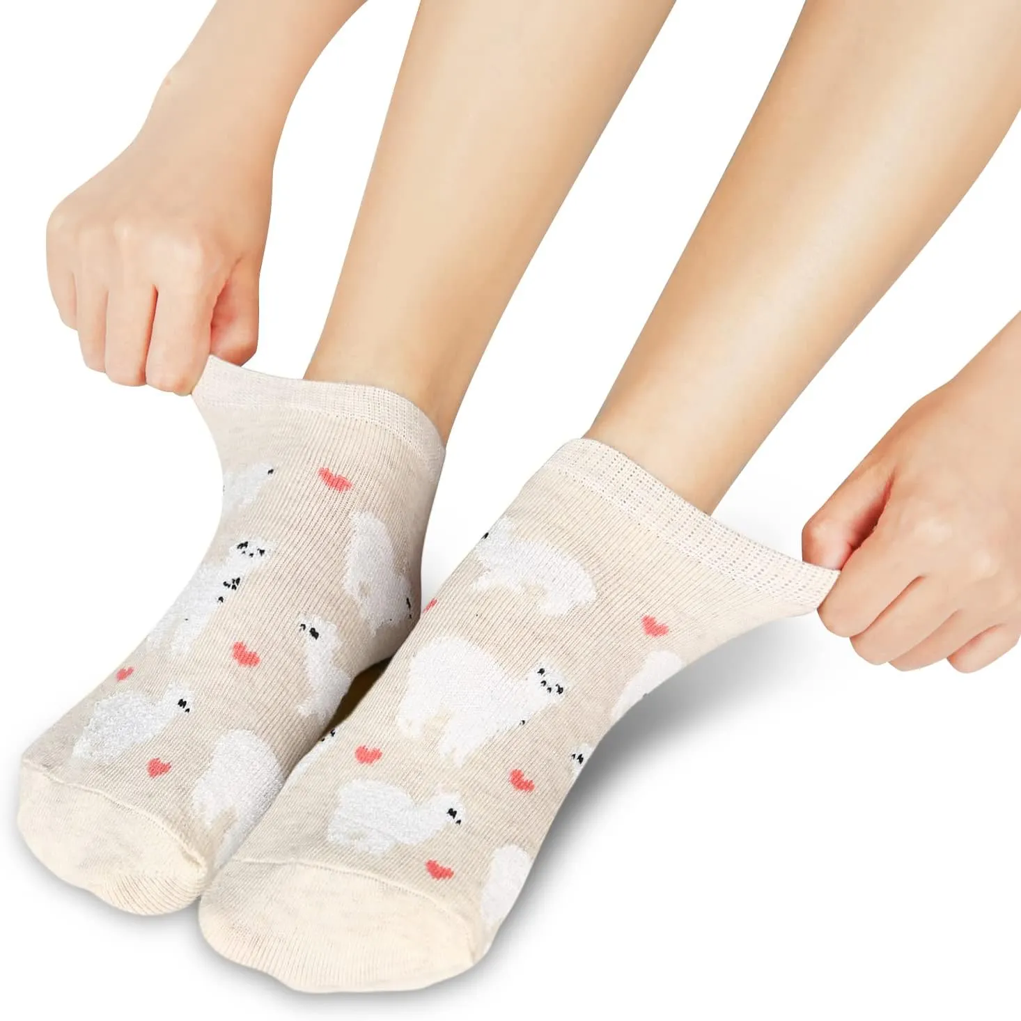 Benefeet Sox Cute Ankle Socks for Women Girls Novelty Patterned Low Cut Cotton Casual Socks Fun Colorful Summer Short Socks