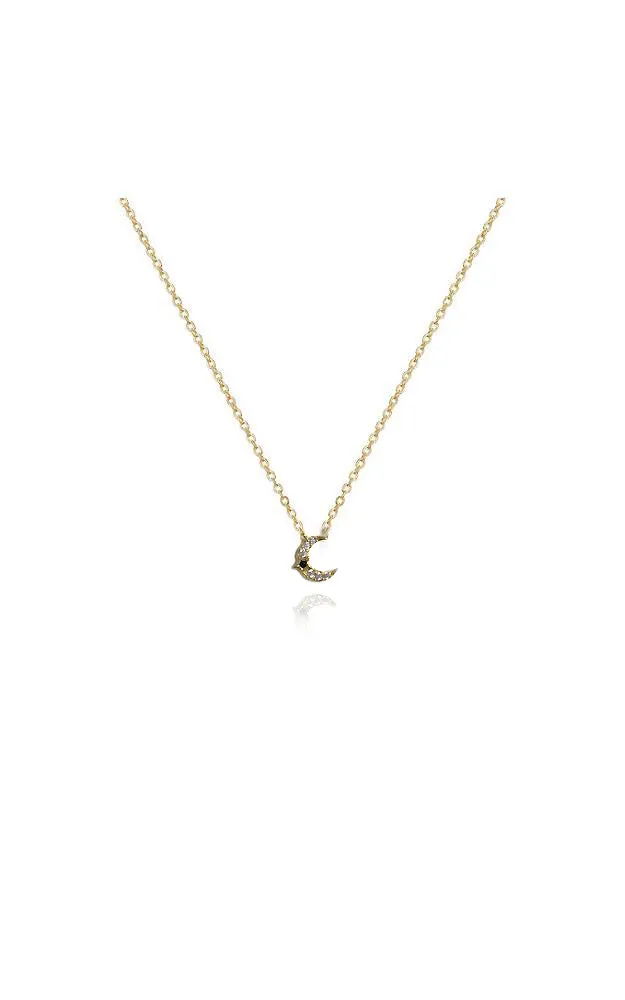 BJNA023GDCRY Gold "One of a Kind" Pendant Necklace