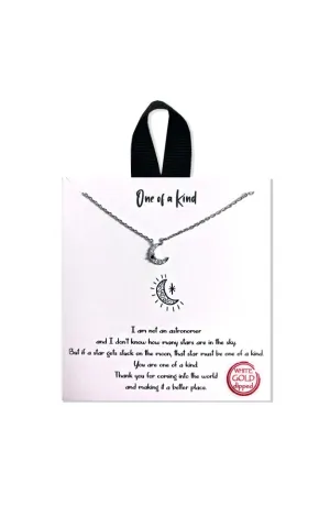 BJNA023RHCRY Rhodium "One of a Kind" Pendant Necklace
