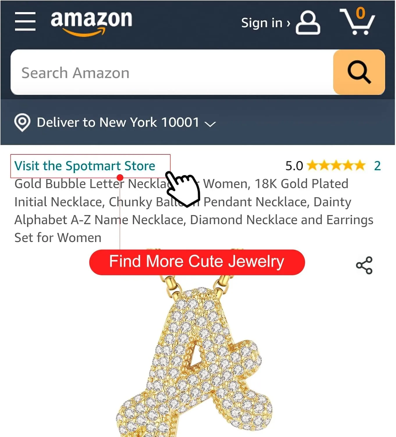 Bubble Letter Necklace Gold for Women, 14K Gold Plated Initial Necklace, Chunky Balloon Pendant Necklace, Dainty Alphabet A-Z Name Necklace, Diamond Necklace and Earrings Set for Women