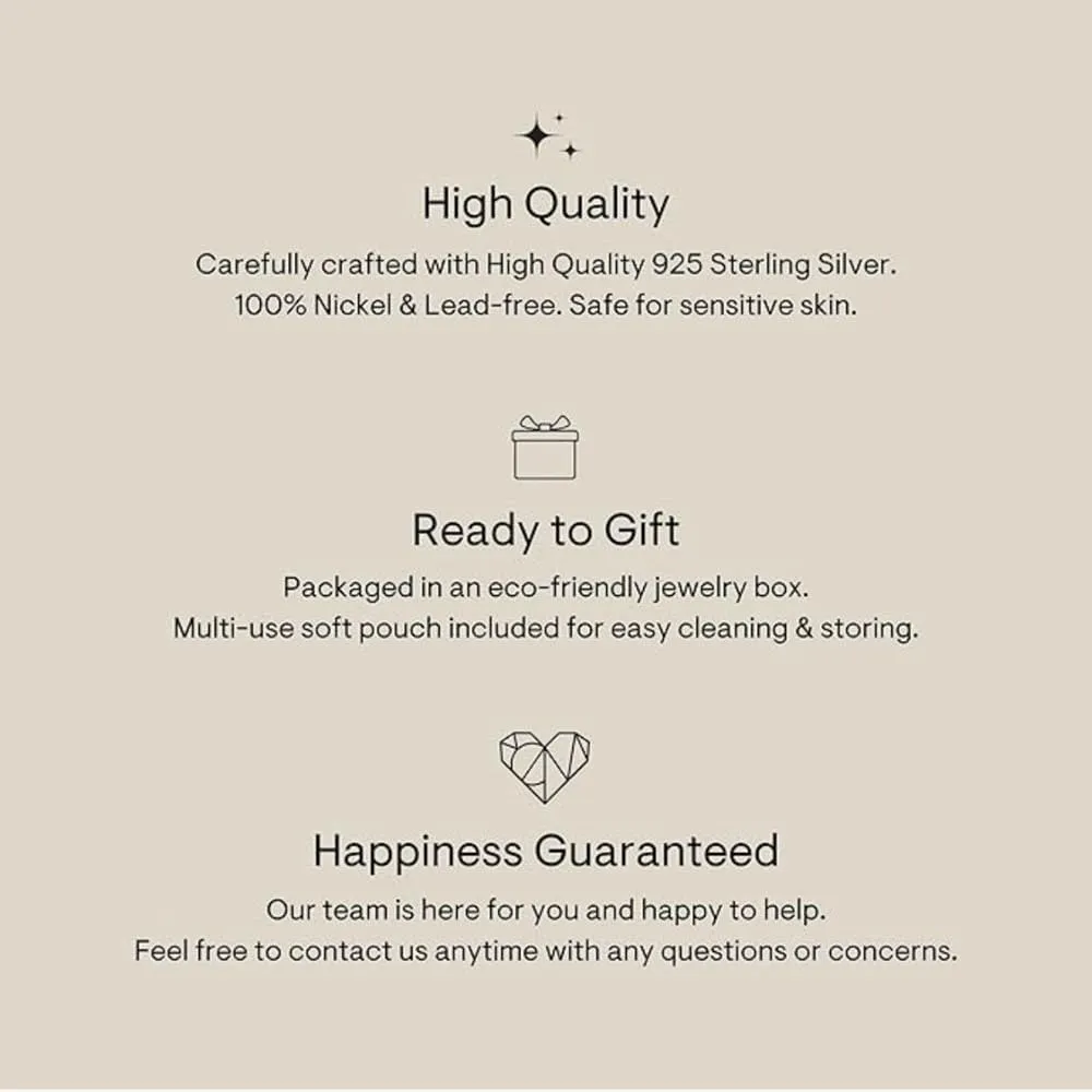 CAITLYNMINIMALIST 18K Gold Plated Sterling Silver CZ Diamond Classic Dainty Bridal Wedding Stud Earrings for Women