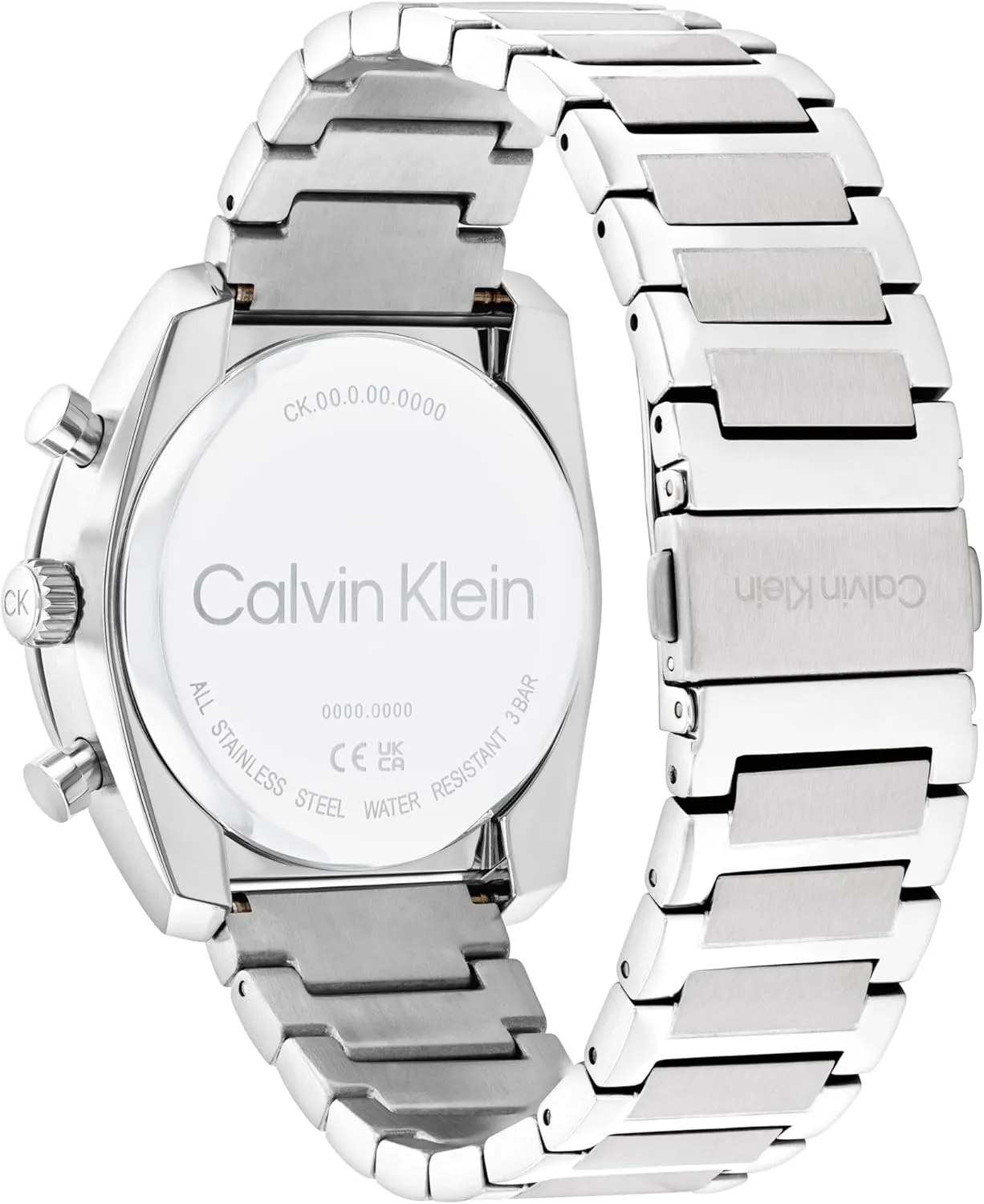 Calvin Klein Men's CK Flex - 42mm Multifunction Watch - Sporty Stainless Steel Bracelet - Water Resistant up to 50 Meters  Premium Fashion Timepiece with a Bold Look - Gift for Him