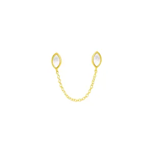 CASSIA CHAIN STUDS GOLD