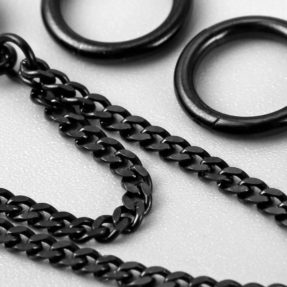 Casvort 14G Seamless Septum Piercing Rings Segment Tragus Hoop Rings 316 Surgical Stainless Steel Helix Ring Stacks for Stretched Ear Lobe Clickers Ear Hangers Body Jewelry