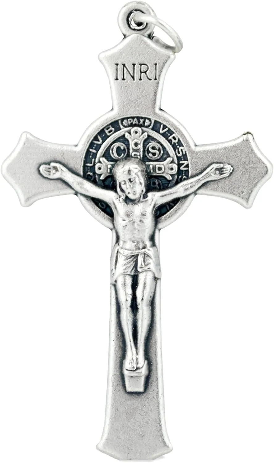 Classical Saint Benedict Crucifix Pendant (1-Pack)