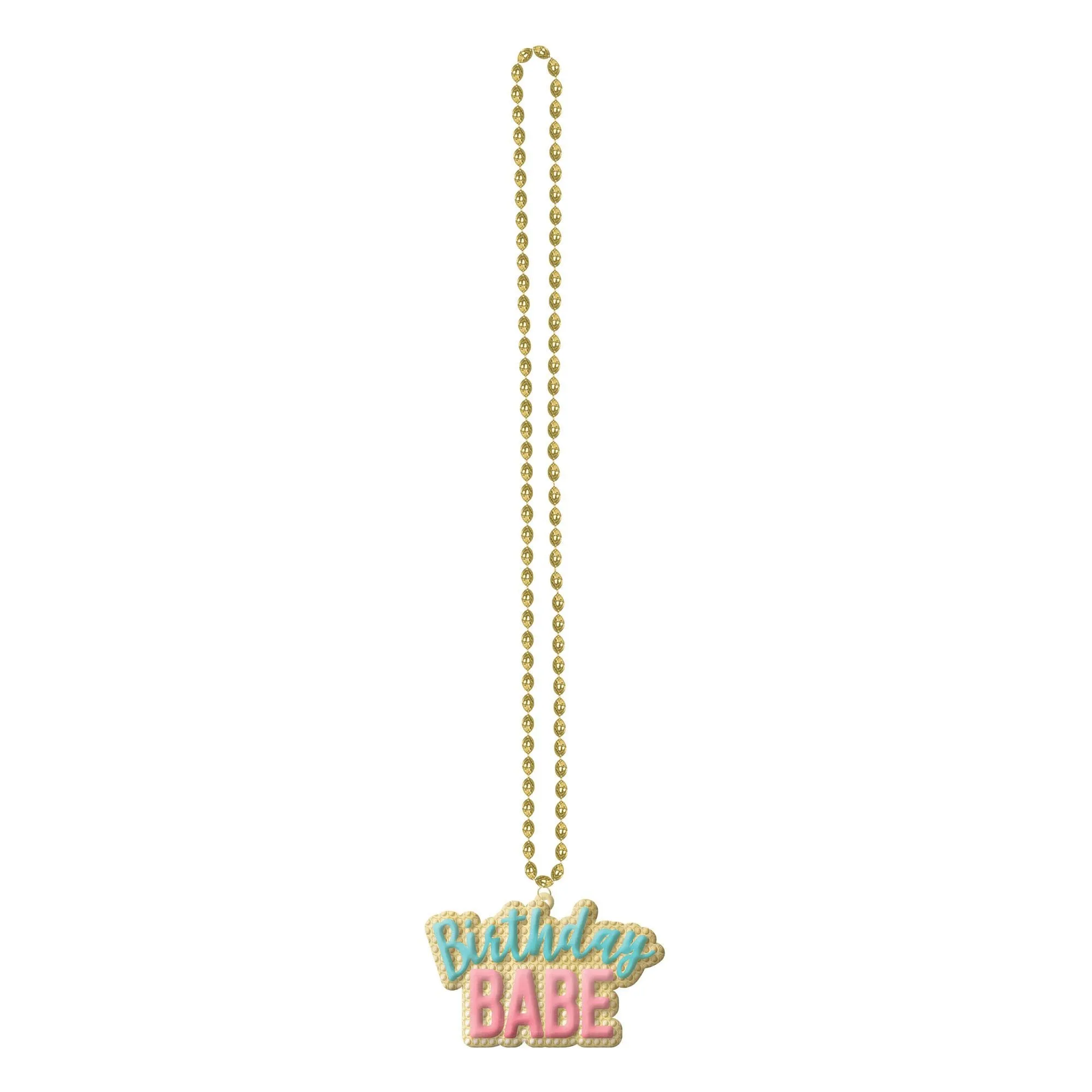 Confetti Fun Party Bead Necklace