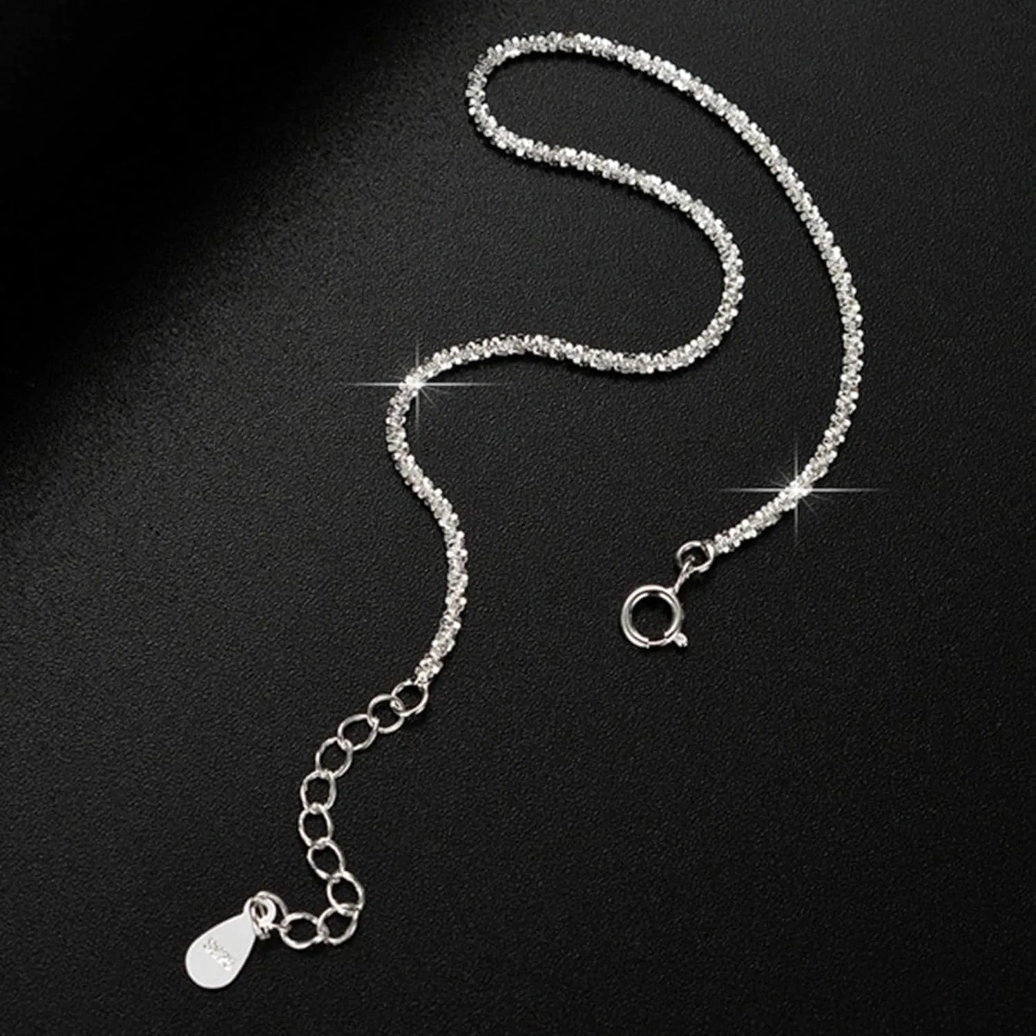 Dainty Shiny 925 Sterling Silver Bracelets for Women 14K Gold Plated Simple Twist Rope Chain Bracelet Minimalist Adjustable Link Charm Bracelet Jewelry Birthday Gifts for Mom