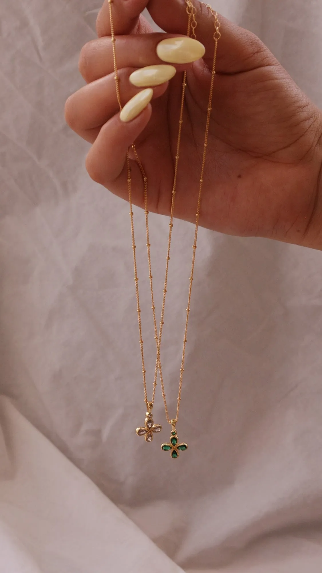 Diamond Clover Necklace