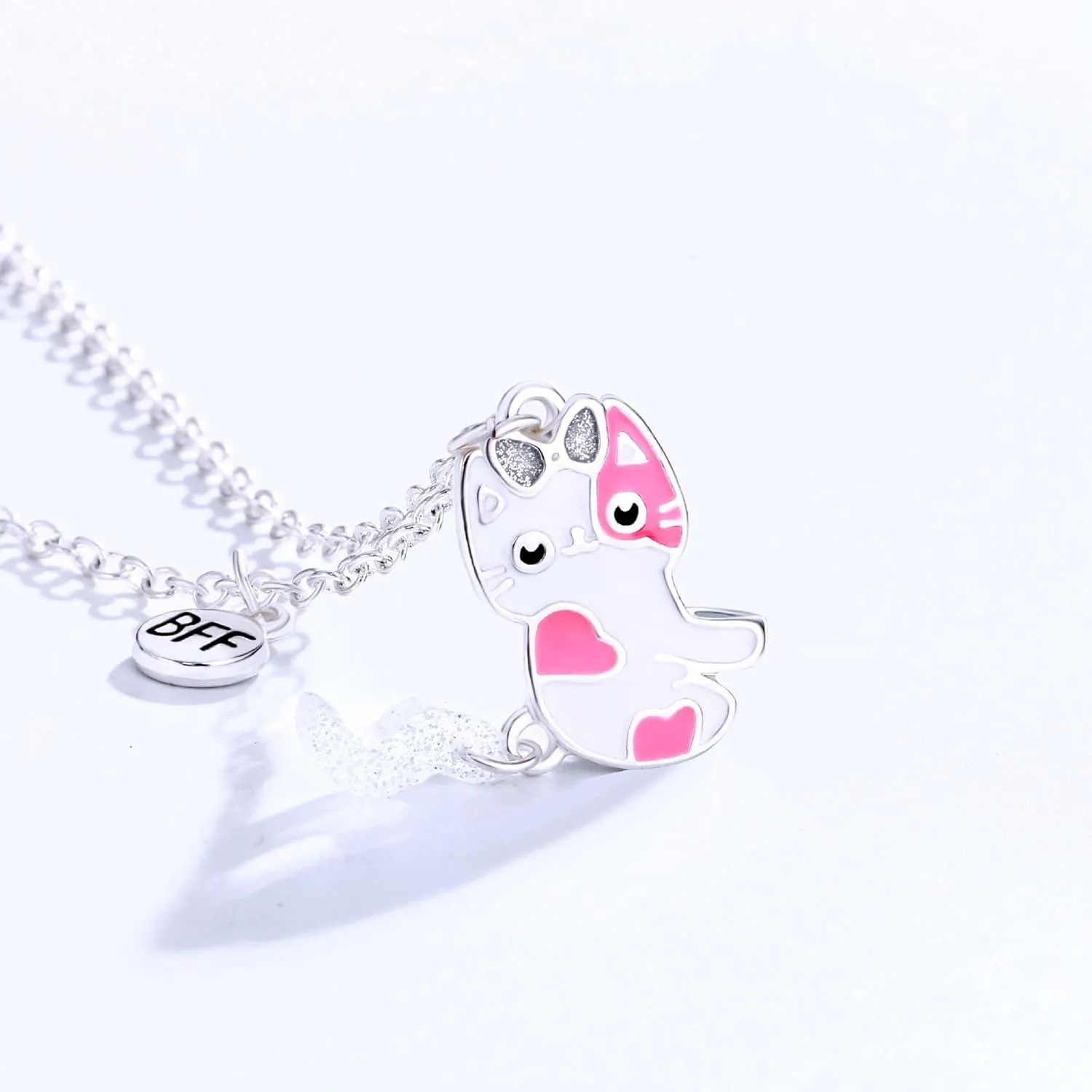 DOYYCA Best Friend Necklace Gifts Magnetic Matching Friendship Necklace for 2 Girls BFF Sister
