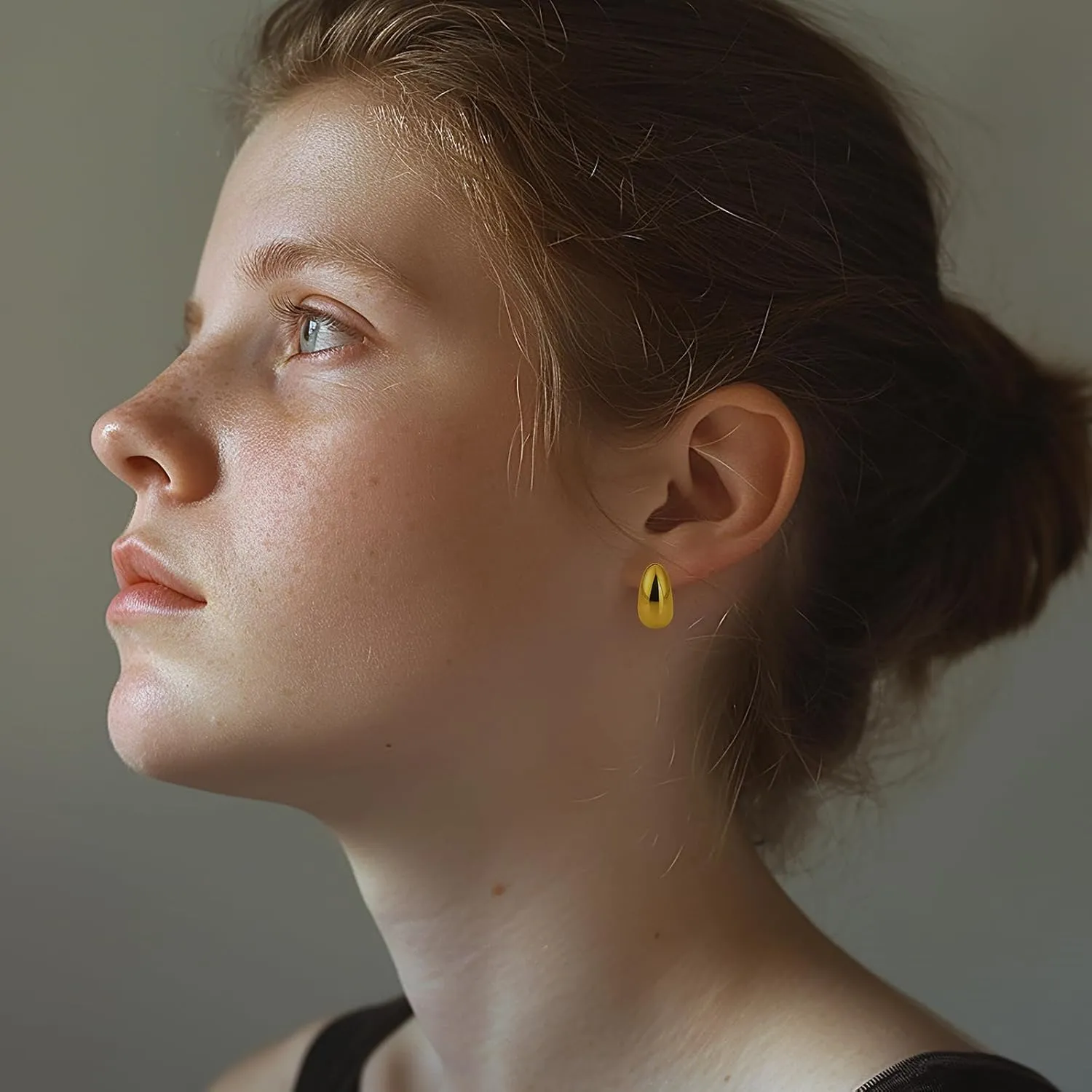 Earrings for Women, 14K Gold Hoop Earrings for Women & Silver Hoop Earrings for Women, Hypoallergenic Earrings Set for Women, Trendy Jewelry Gifts for Lover Mom