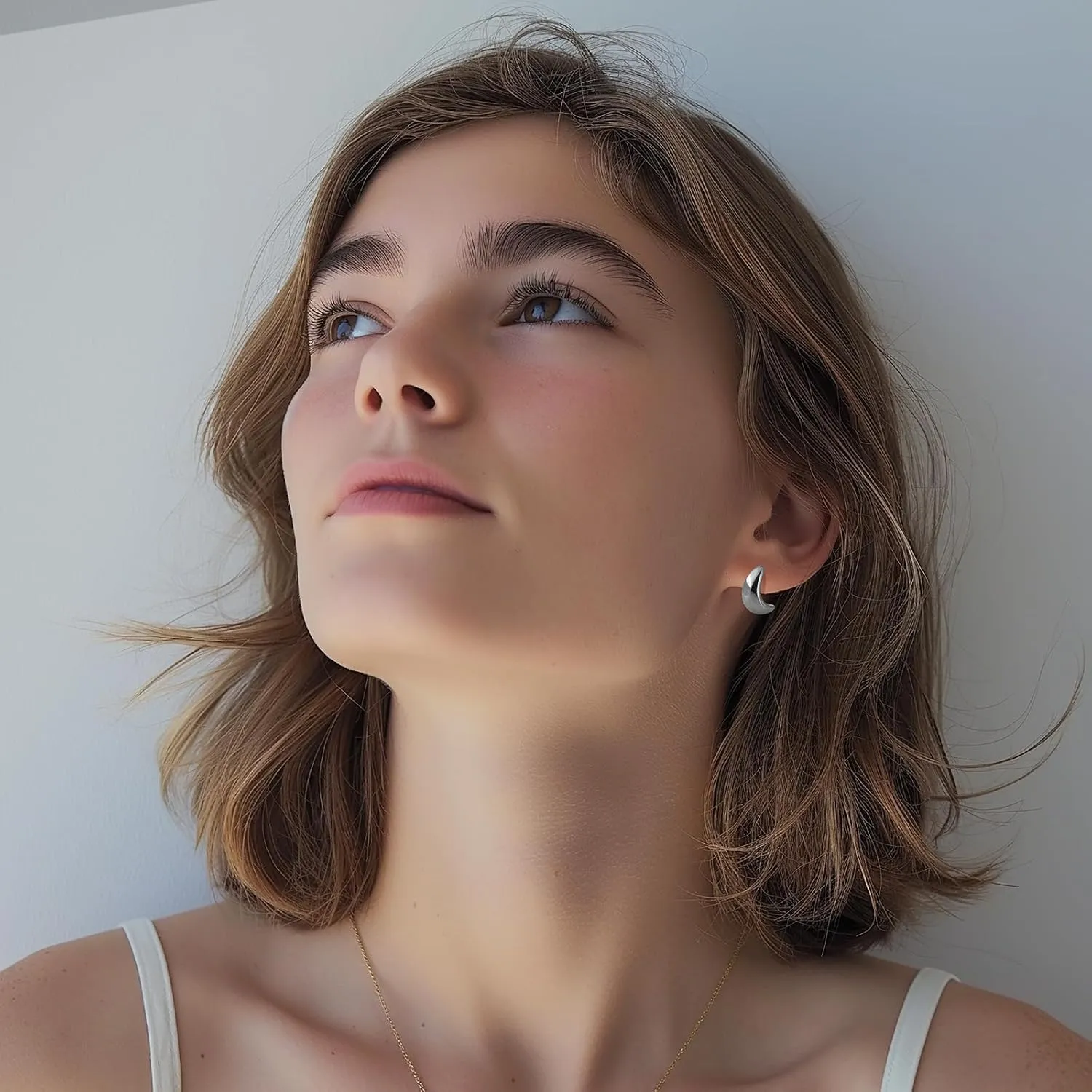 Earrings for Women, 14K Gold Hoop Earrings for Women & Silver Hoop Earrings for Women, Hypoallergenic Earrings Set for Women, Trendy Jewelry Gifts for Lover Mom