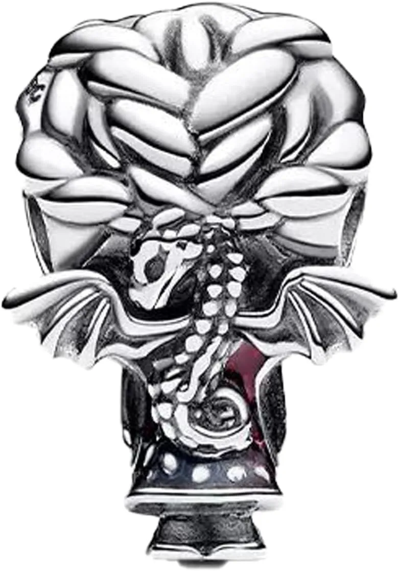 Festive Nutcracker Pumpkin Sparkling Dragon Egg Mouse 2024 Coco Miguel Dante Skull Charms for Women Bracelets &Necklaces in 925 Sterling Silver,Christmas Jewelry Gift for Women