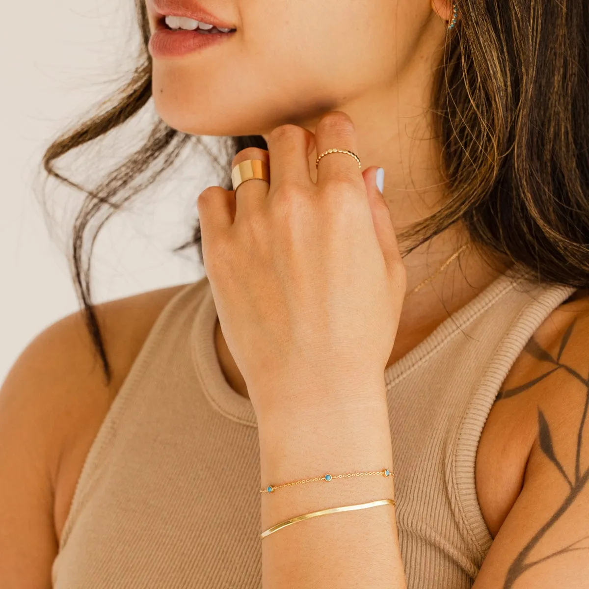 Floating Turquoise Bracelet | Final Sale