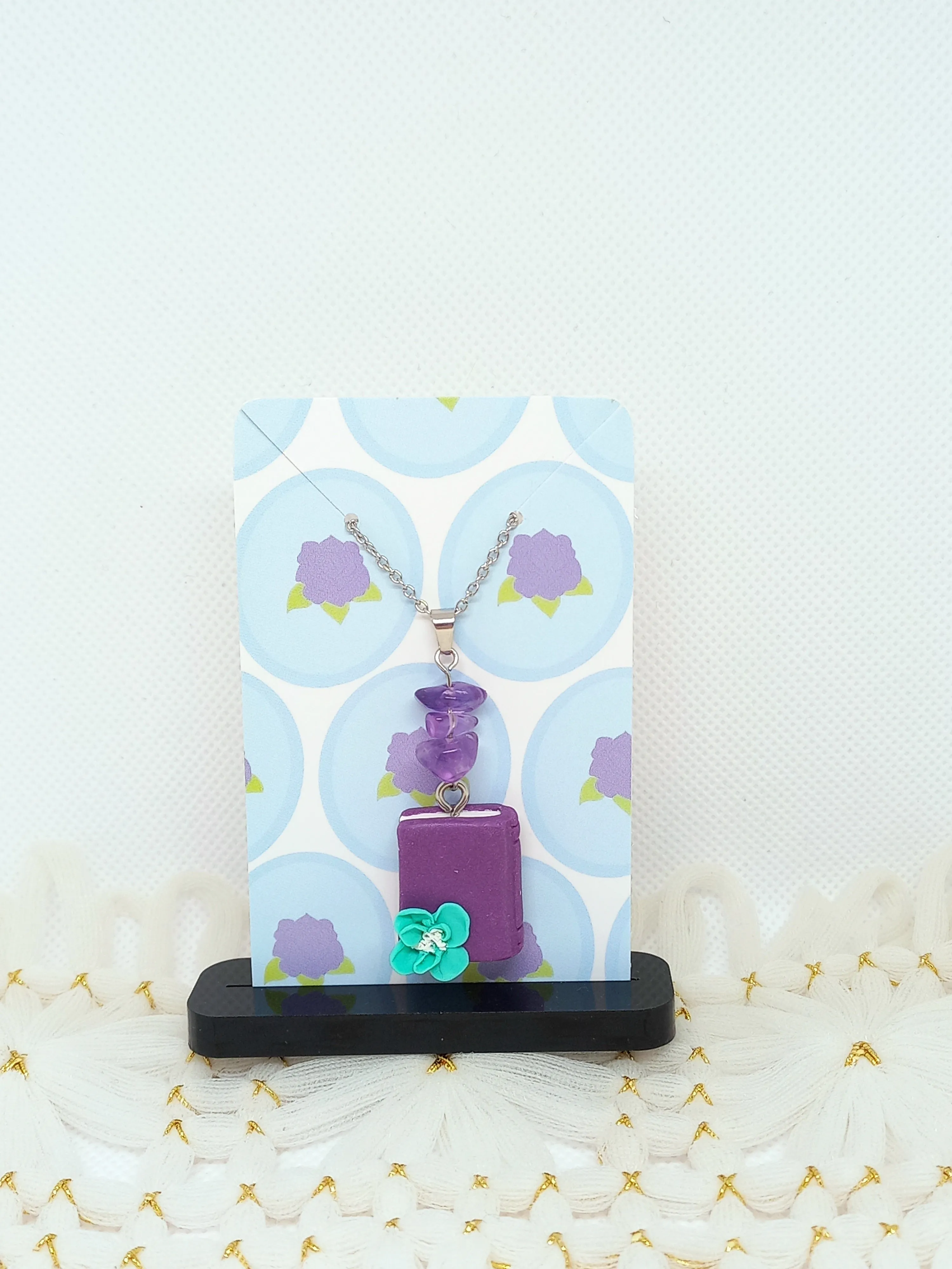 Floral Book Necklaces | Book Collection