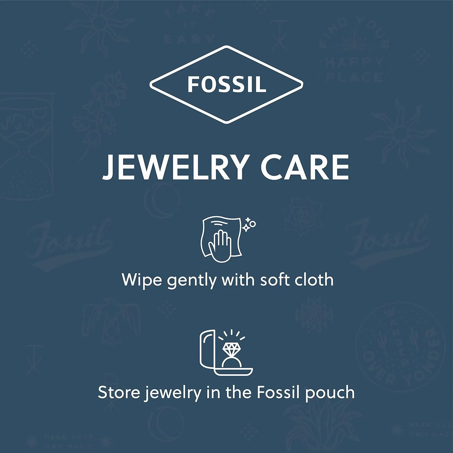 Fossil Women's Rose Gold-Tone Stainless Steel Pendant Chain Necklace for Women