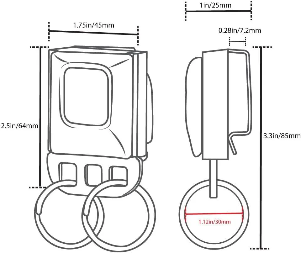 Fun Seatbelt Buckle Keyholders