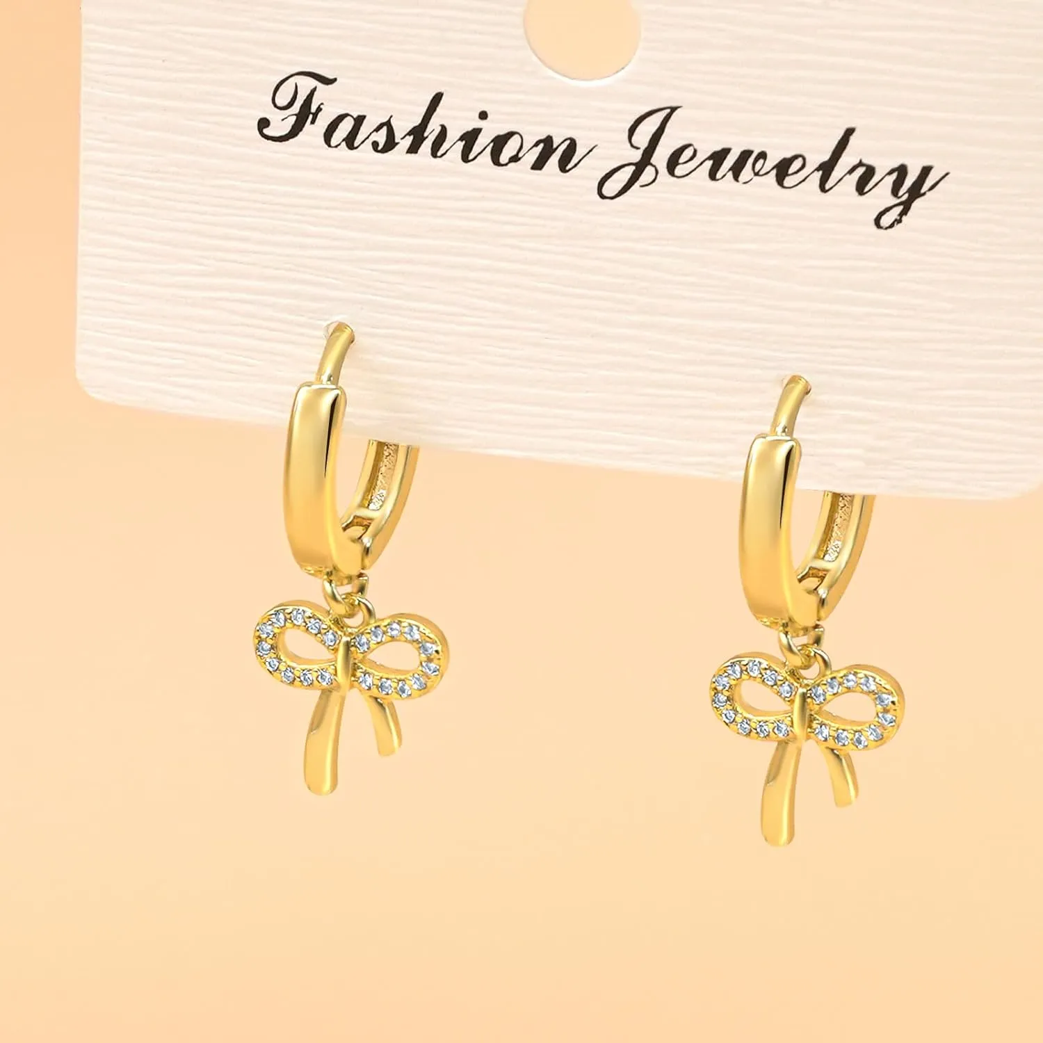 Gold Bow Earrings for Women Small Bow Stud Earrings Simple Bow Earring for Women Dainty Cute Earring Christmas Gifts