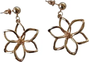 Gold Flower Earrings, Studs earrings for women, Gold Plated Earrings for Women, Hollow Design Minimilist Earrings for Women