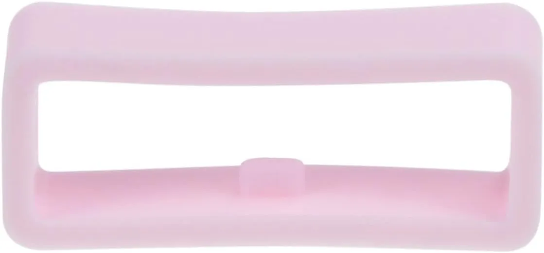 HARFINGTON 6pcs Watch Strap Loop Fastener Rings 22mm, Light Pink