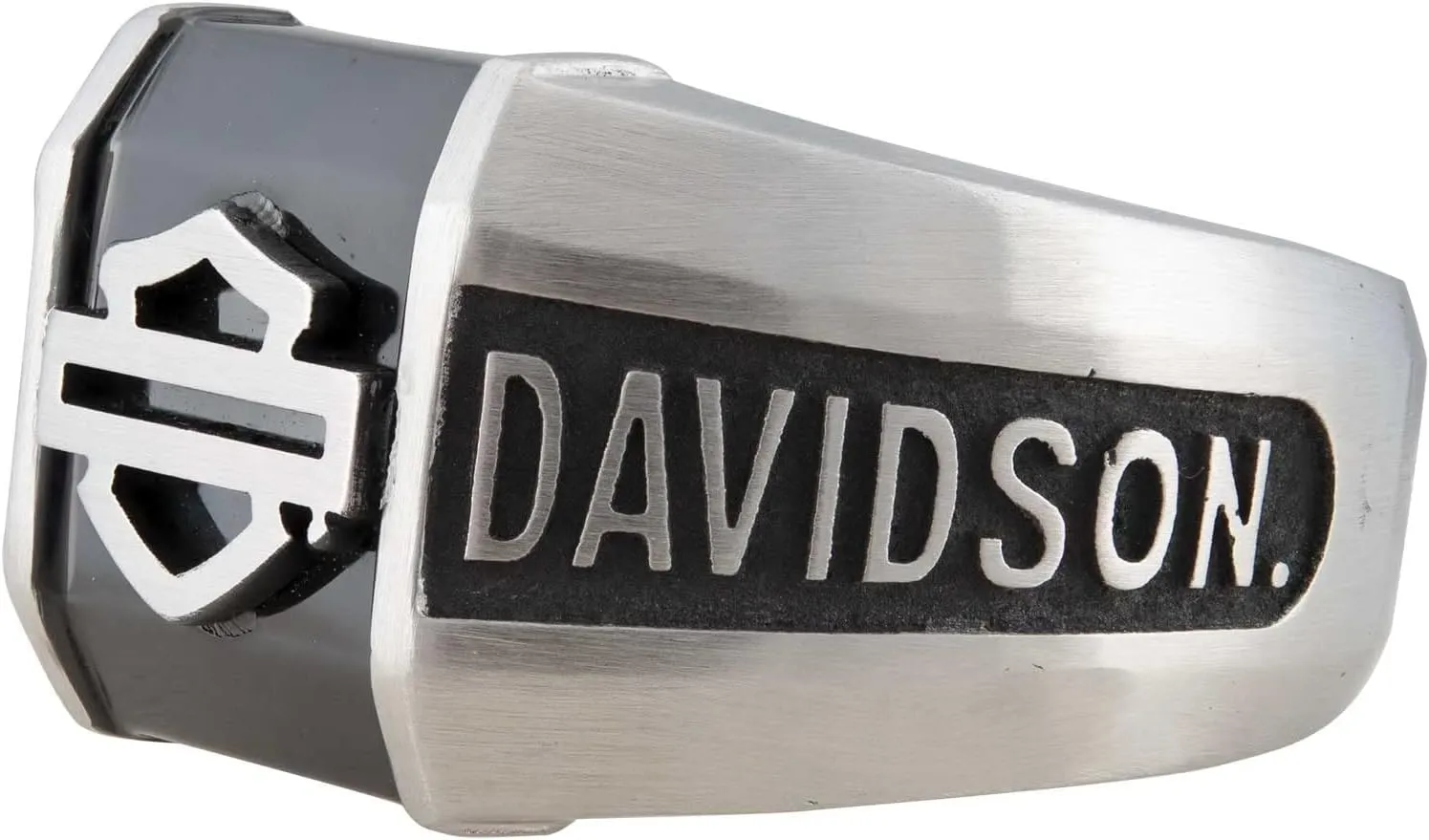 Harley-Davidson Men's Outline B&S Collegiate Style Ring - Stainless Steel
