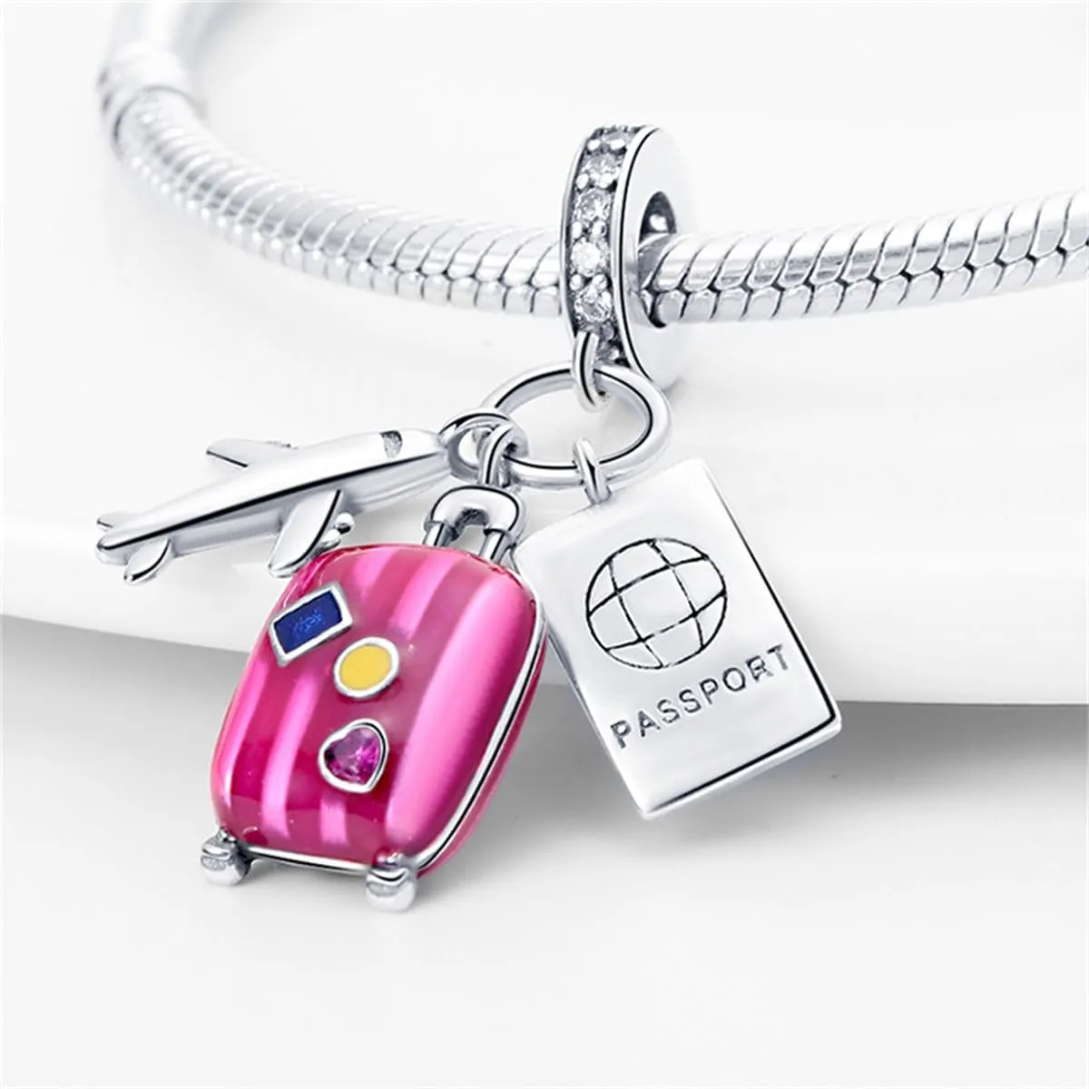 HONGRUI 925 Sterling Silver Charms for Bracelets and Necklaces Cat Cross Sunflower Sunshine Birthday Pendant Bead Charm for Women Jewelry Gift