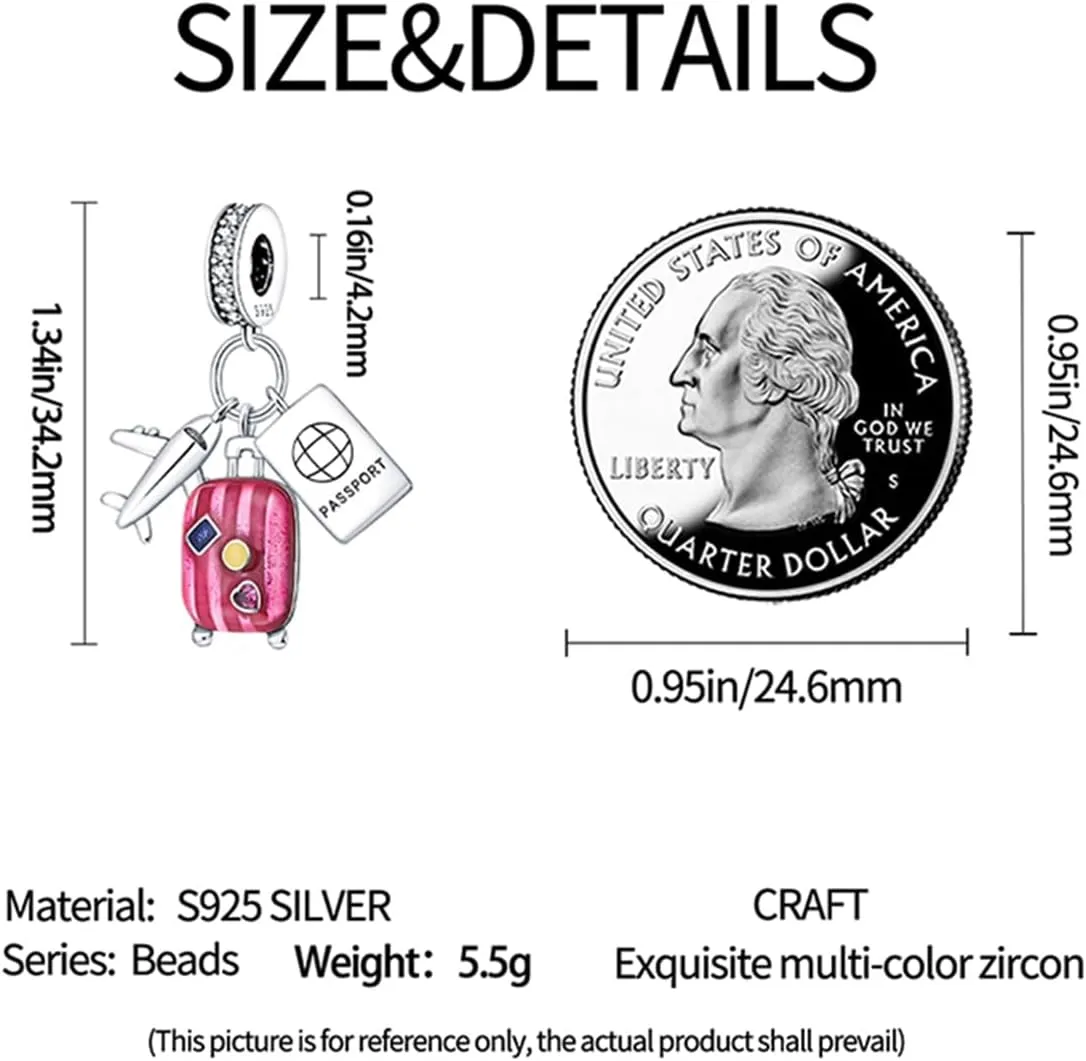 HONGRUI 925 Sterling Silver Charms for Bracelets and Necklaces Cat Cross Sunflower Sunshine Birthday Pendant Bead Charm for Women Jewelry Gift