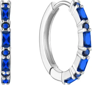 Hoop Earrings 925 Sterling Silver Huggie Hoop Earrings Birthstone Earrings for Women Hypoallergenic