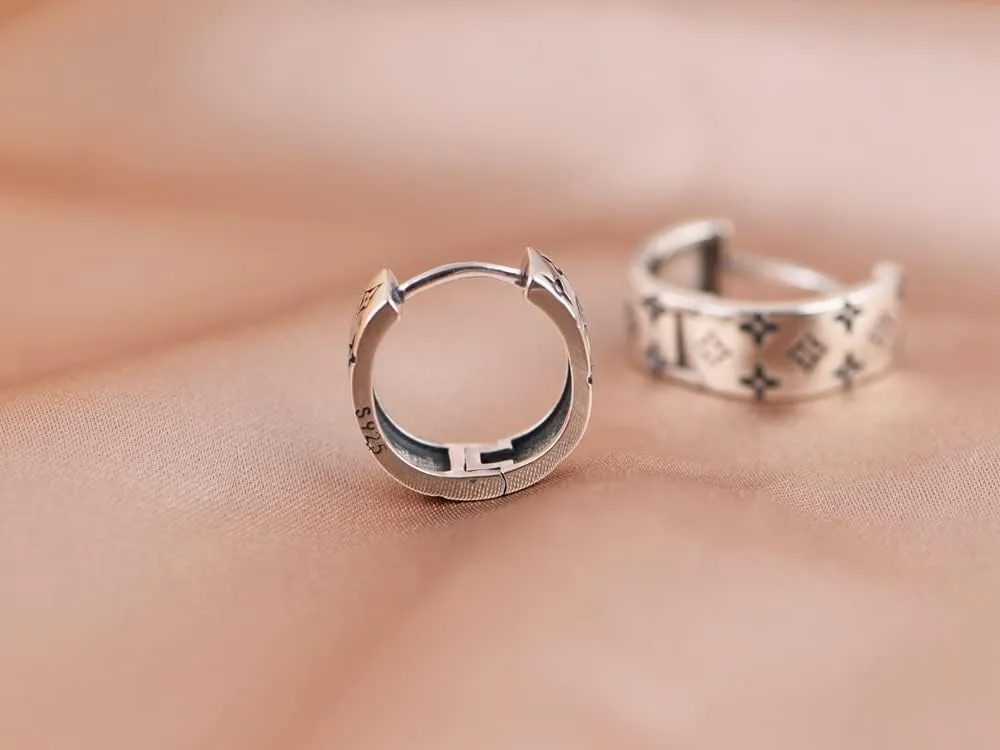 Hoop Earrings for Women 925 Sterling Silver Small Silver Hoop Earrings Hypoallergenic Huggie Hoop