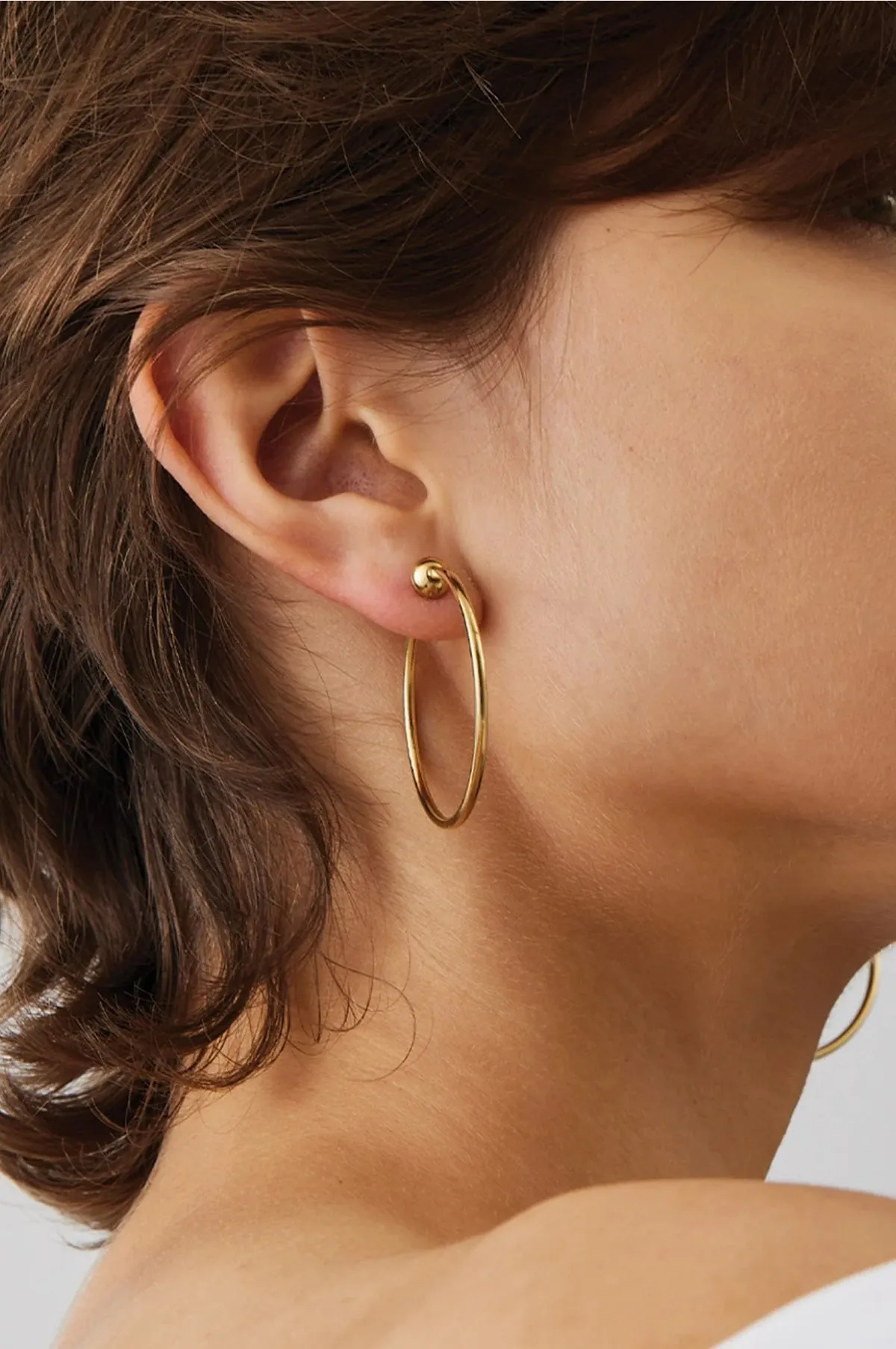 Icon Small Gold Hoop Earrings