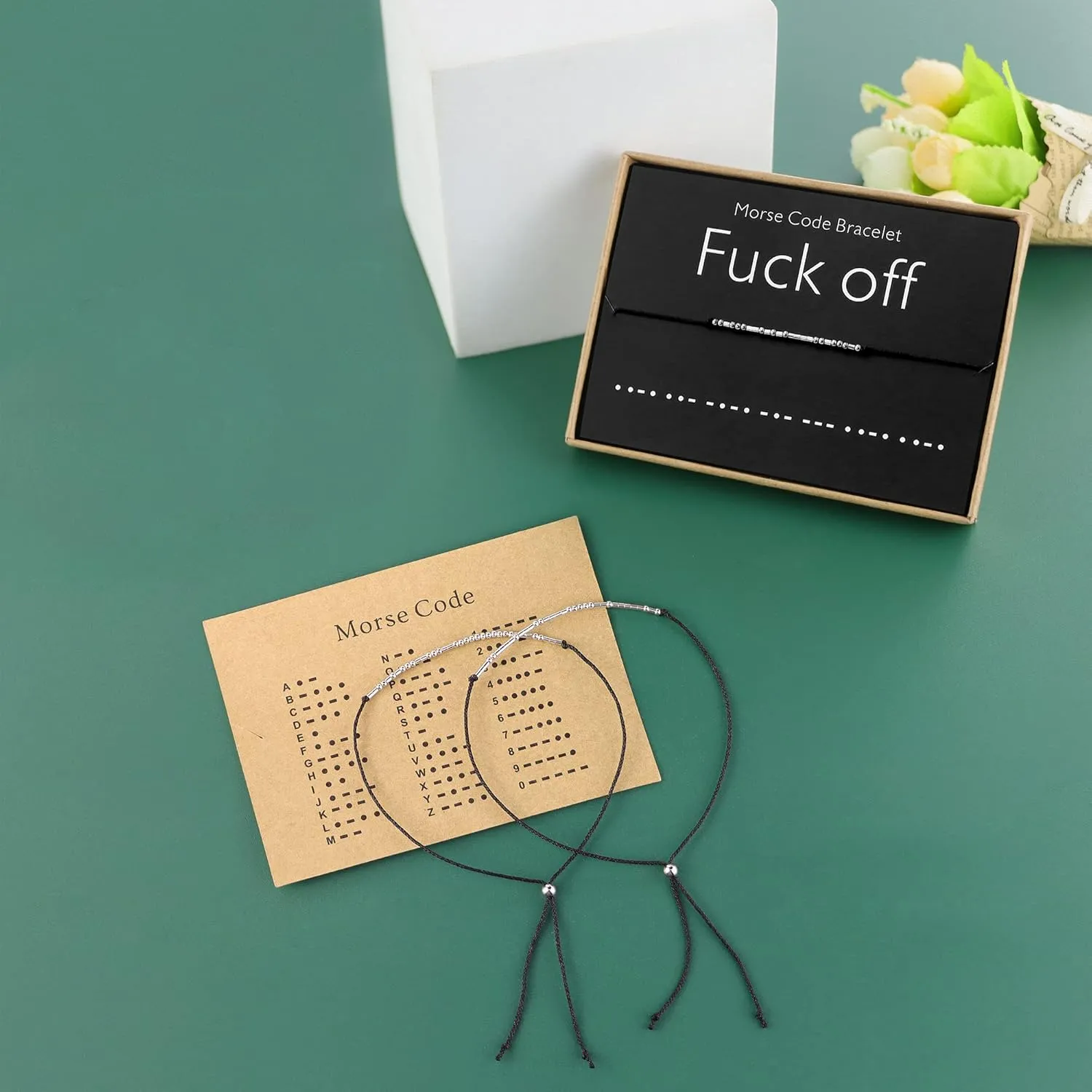 Inspirational Gifts for Women Morse code Bracelet for Women Funny Gifts for Women Friend Gifts for Her