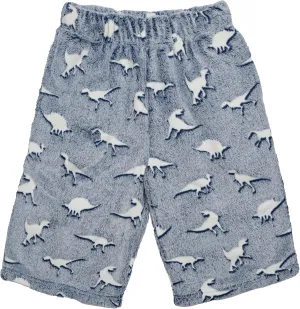 iscream Big Boys Fun Print Silky Soft Plush Shorts - Best Buddies Collection
