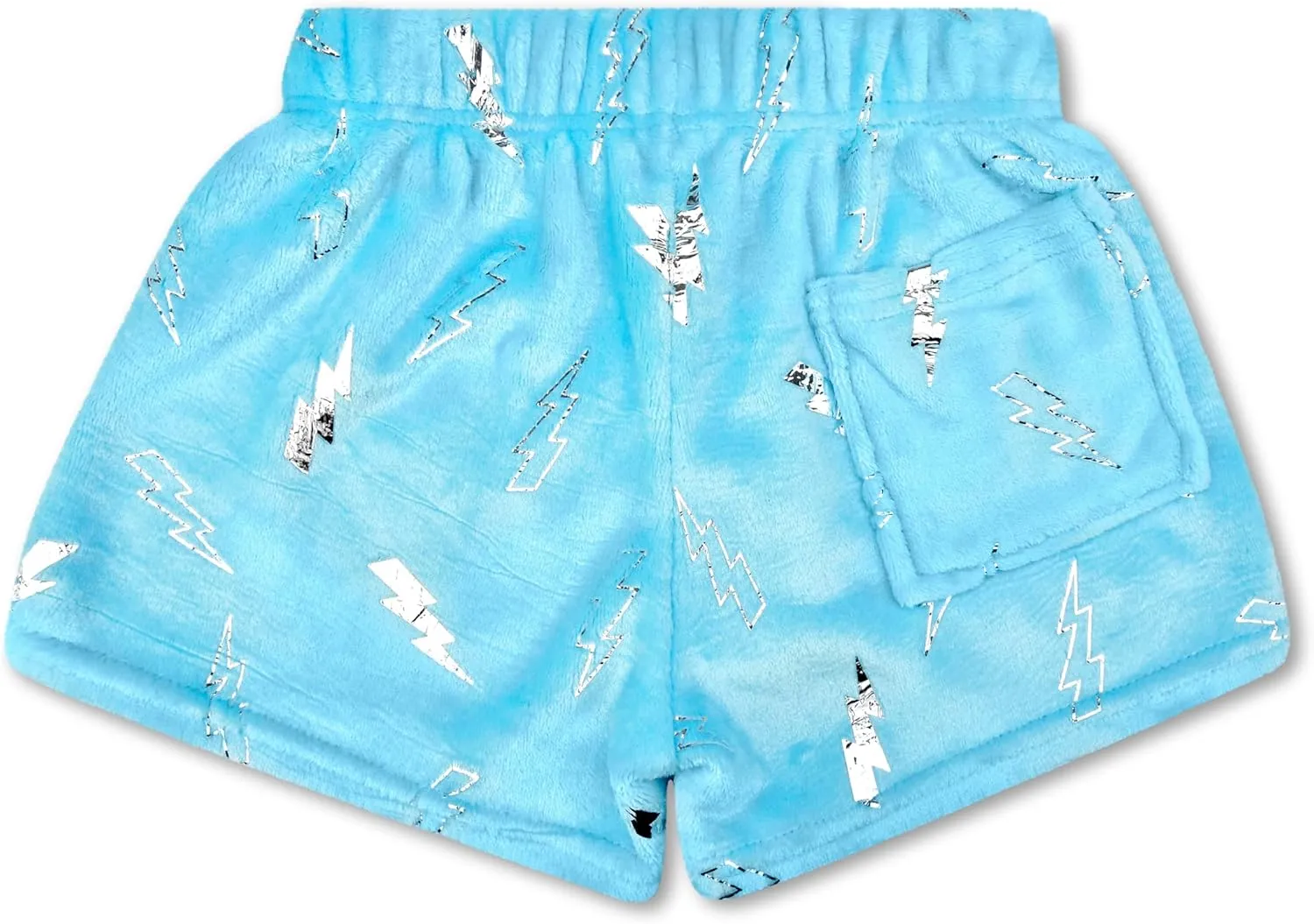 iscream Big Girls Silky Soft Fun Print Plush Fleece Shorts - Twist and Shout Collection