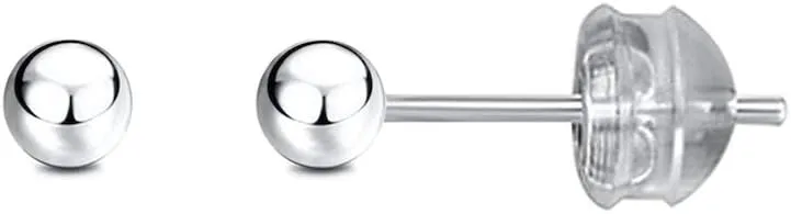 JADENOVA 925 Sterling Silver Earrings Silver Studs Ball Earrings for Women