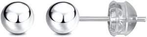 JADENOVA 925 Sterling Silver Earrings Silver Studs Ball Earrings for Women