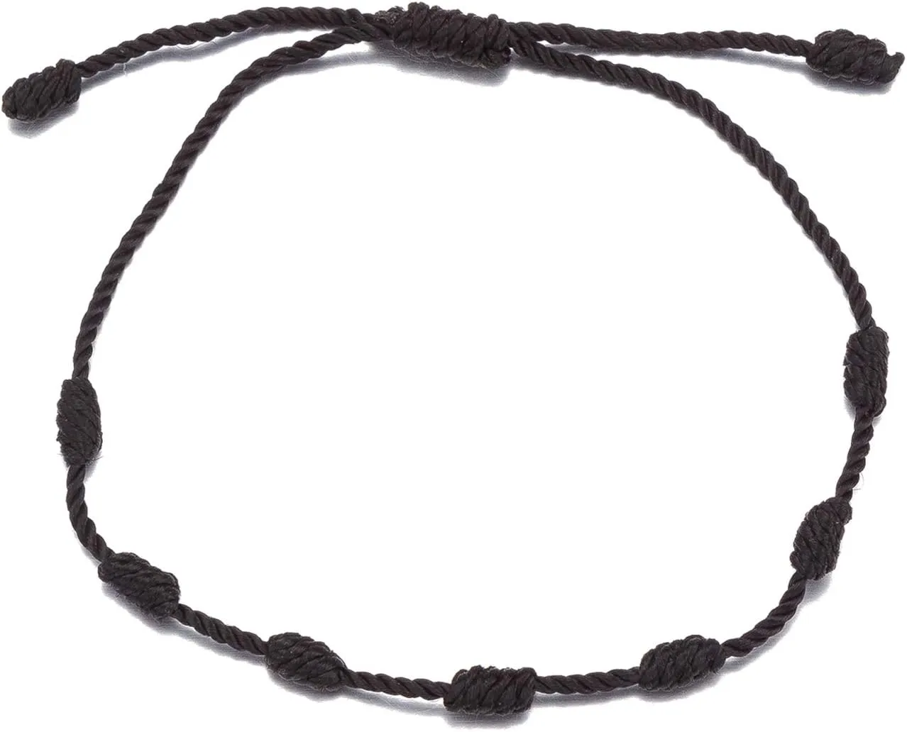 kelistom Handmade String Bracelet for Women Men Simple Red Black Braided Adjustable Charm Bracelets Minimalist Jewelry
