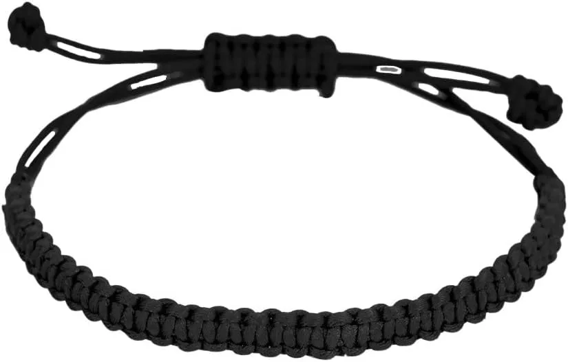 kelistom Handmade String Bracelet for Women Men Simple Red Black Braided Adjustable Charm Bracelets Minimalist Jewelry