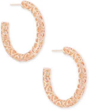 Kendra Scott Maggie 1.5" Hoop Earrings for Women, Fashion Jewelry