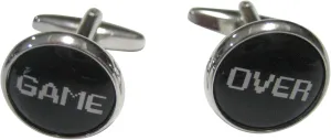Kiola Designs Retro Fun Gamer Game Over Cufflinks