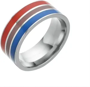 LGBT UNICORNS Bisexual Ring, Bi Pride jewelry Stainless Steel Ring for man & woman, Size 6-13