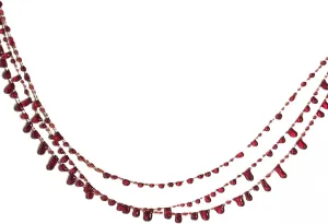 LIANXUE Red Resin Blood Drop Pendant Necklace - Muiltfunction Bloody Droplet Choker Gift