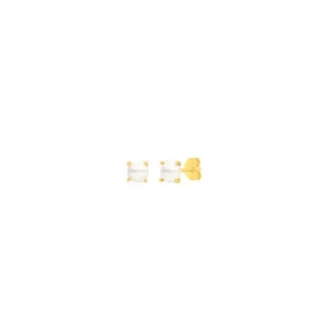 Lilah Pearl Studs Gold